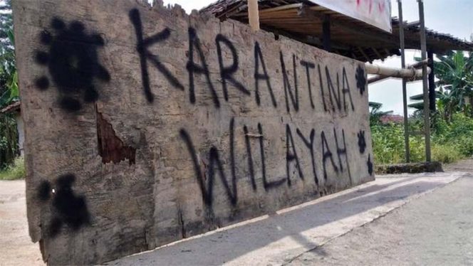 
					Karantina Wilayah Parsial (FOTO : Istimewa)