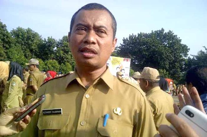 
					Kepala Dinas Ketahanan Pangan, Pertanian, dan Perikanan Kota Bekasi Alexander Zulkarnain
