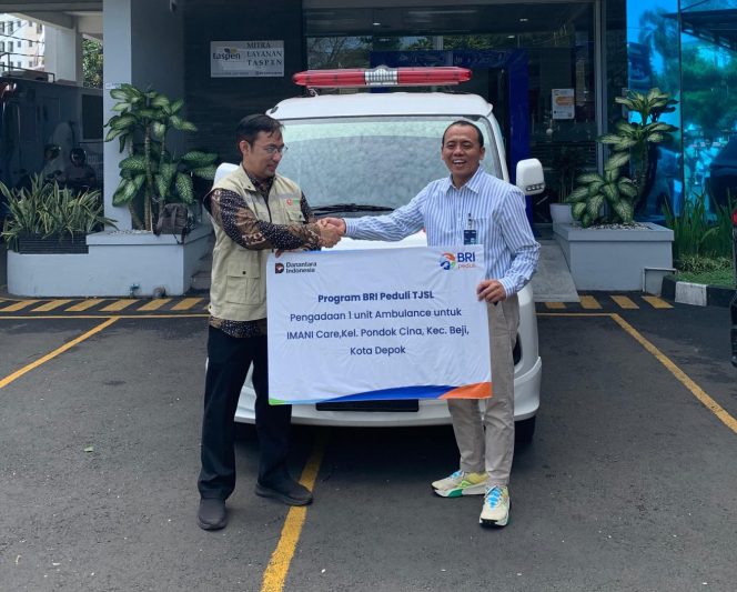 
					BRI KC Depok Beri Ambulance ke Yayasan IMANI Care: Bentuk Program TJSL